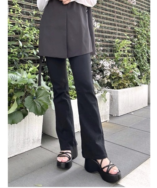 R&E（アールアンドイー）の「【R&E】コードクロスストラップ厚底ウェッジソールサンダル（サンダル・レディース・ブラック/マルチ/シルバー/ホワイト・S/M/L）」の21枚目の写真