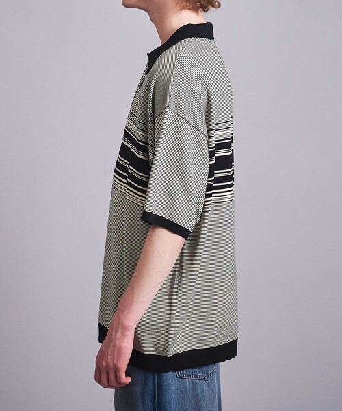 お値下げ⭐️GREYSON ボーダー　ストライプ　ポロシャツ Mサイズ お値下げ⭐️GREYSON ボーダー ストライプ ポロシャツ Mサイズ