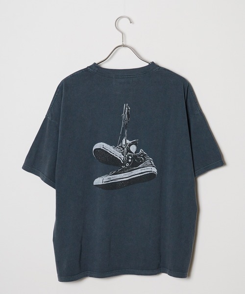 REMI RELIEF（レミレリーフ）の「REMI RELIEF/レミレリーフ HARD SP加工20/-天竺BIGサイズT(poison mushroom) Tシャツ（Tシャツ/カットソー・メンズ・ブラック/オフホワイト・L/XL/M/S）」の8枚目の写真