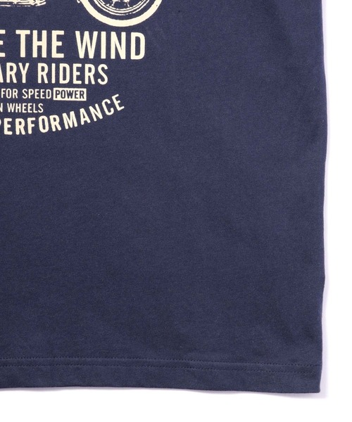 Noen（ノエン）の「カリフォルニアバイカーTシャツ（Tシャツ/カットソー・メンズ・ブラック/ネイビー/ホワイト・MEDIUM/LARGE）」の18枚目の写真