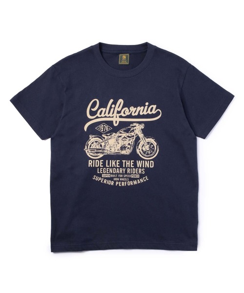 カリフォルニアバイカーTシャツ（Tシャツ/カットソー）｜Noen