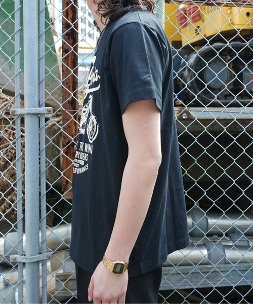 Noen（ノエン）の「カリフォルニアバイカーTシャツ（Tシャツ/カットソー・メンズ・ブラック/ネイビー/ホワイト・MEDIUM/LARGE）」の21枚目の写真