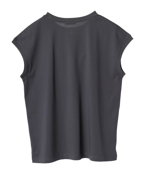 earth music&ecology（アースミュージックアンドエコロジー）の「TERRE　BATTUE　フレンチT（Tシャツ/カットソー・レディース・チャコールグレー/オフホワイト・FREE）」の19枚目の写真