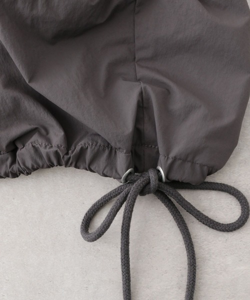 RAGEBLUE（レイジブルー）の「サイドリボン/ジップナイロンビスチェ（ベスト・レディース・グレー/オリーブ・FREE）」の10枚目の写真