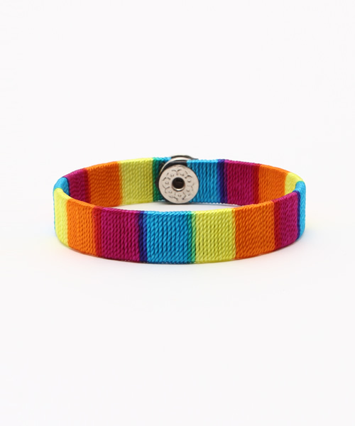 チャイハネ（チャイハネ）の「【チャイハネ】バラートブレスレット（ブレスレット・レディース・ピンク/ブラック/オレンジ/パープル・FREE）」の4枚目の写真