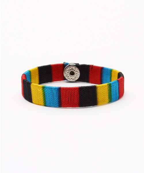 チャイハネ（チャイハネ）の「【チャイハネ】バラートブレスレット（ブレスレット・レディース・ピンク/ブラック/オレンジ/パープル・FREE）」の2枚目の写真