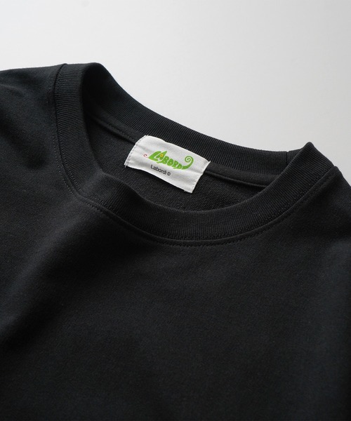 Labordi（ラボード）の「ビッグシルエット ワンポイント刺繍 ドロストTシャツ カットソー ユニセックス（Tシャツ/カットソー・メンズ・ブラック/ホワイト/ネイビー/杢グレー・M/L）」の16枚目の写真