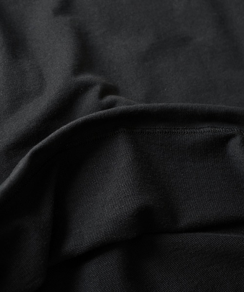 Labordi（ラボード）の「ビッグシルエット ワンポイント刺繍 ドロストTシャツ カットソー ユニセックス（Tシャツ/カットソー・メンズ・ブラック/ホワイト/ネイビー/杢グレー・M/L）」の13枚目の写真