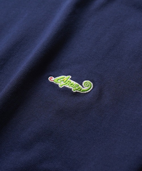 Labordi（ラボード）の「ビッグシルエット ワンポイント刺繍 ドロストTシャツ カットソー ユニセックス（Tシャツ/カットソー・メンズ・ブラック/ホワイト/ネイビー/杢グレー・M/L）」の18枚目の写真