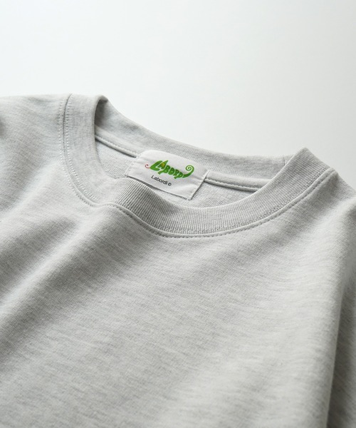 Labordi（ラボード）の「ビッグシルエット ワンポイント刺繍 ドロストTシャツ カットソー ユニセックス（Tシャツ/カットソー・メンズ・ブラック/ホワイト/ネイビー/杢グレー・M/L）」の22枚目の写真