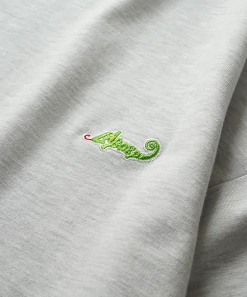 Labordi（ラボード）の「ビッグシルエット ワンポイント刺繍 ドロストTシャツ カットソー ユニセックス（Tシャツ/カットソー・メンズ・ブラック/ホワイト/ネイビー/杢グレー・M/L）」の21枚目の写真