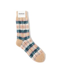 BEAMS BOY（ビームスボーイ）の「シャギー タータン チェック ソックス 24FW（ソックス/靴下・レディース）」