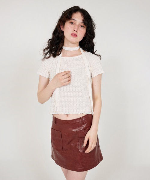 セール】ストール付き コンパクトサマートップス TINA：JOJUN（T