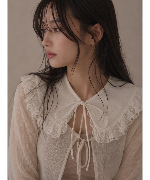 HIKA】レース付き付け襟（付け襟）｜HIKA（ヒカ）のファッション通販
