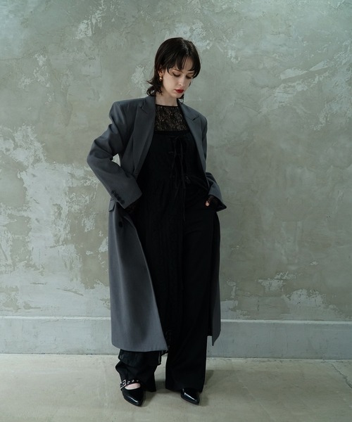 aimoha(アイモハ)の「【moyo】シアーレースキャミソールワンピース (SS)(ワンピース・レディース・ブラック・FREE)」の7枚目の写真