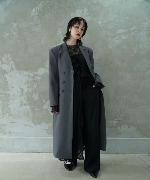 aimoha(アイモハ)の「【moyo】シアーレースキャミソールワンピース (SS)(ワンピース・レディース・ブラック・FREE)」の6枚目の写真