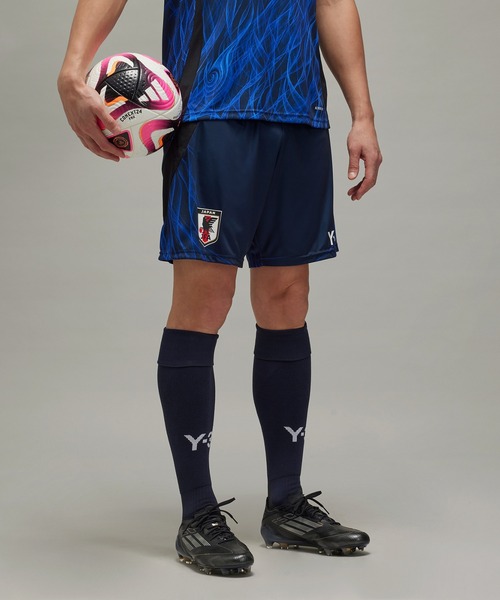 adidas(アディダス)の「サッカー日本代表 2024 ホームショーツ / アディダス adidas(スウェットパンツ・メンズ・ブルー・X-LARGE/LARGE/MEDIUM/SMALL)」の3枚目の写真