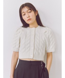 FRAY I.D（フレイアイディー）の「パフスリーブカーディガン（ニット/セーター）」