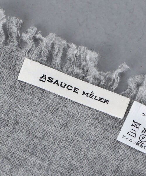 ASAUCE MELER（アソースメレ）　AIRY SOLID ストール ASAUCE MELER＞AIRY SOLID ストール（ストール/ショール