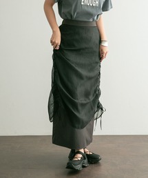 KBF | シアーレイヤードスカート(スカート)