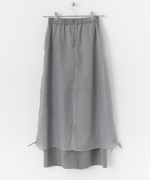 KBF（ケイビーエフ）の「シアーレイヤードスカート（スカート・レディース・ブラック/グレー・ONE）」の19枚目の写真