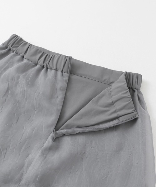 KBF（ケイビーエフ）の「シアーレイヤードスカート（スカート・レディース・ブラック/グレー・ONE）」の20枚目の写真