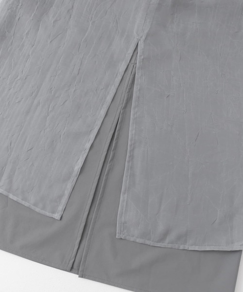 KBF（ケイビーエフ）の「シアーレイヤードスカート（スカート・レディース・ブラック/グレー・ONE）」の21枚目の写真