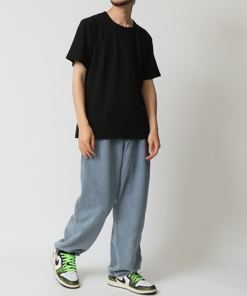 ARCADE（アーケード）の「選べる首元 サーマル素材 ワッフル クルーネック＆ヘンリーネック　半袖Tシャツ（Tシャツ/カットソー・メンズ・カーキ系1/ブラック系1/ブラック系2/ホワイト系1/ホワイト系2/グレー系2・M/L/LL）」の11枚目の写真