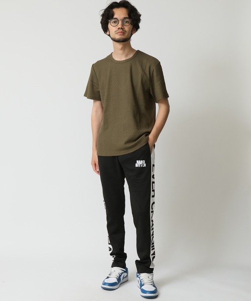ARCADE（アーケード）の「選べる首元 サーマル素材 ワッフル クルーネック＆ヘンリーネック　半袖Tシャツ（Tシャツ/カットソー・メンズ・カーキ系1/ブラック系1/ブラック系2/ホワイト系1/ホワイト系2/グレー系2・M/L/LL）」の9枚目の写真
