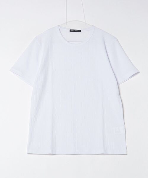 ARCADE（アーケード）の「選べる首元 サーマル素材 ワッフル クルーネック＆ヘンリーネック　半袖Tシャツ（Tシャツ/カットソー・メンズ・カーキ系1/ブラック系1/ブラック系2/ホワイト系1/ホワイト系2/グレー系2・M/L/LL）」の18枚目の写真