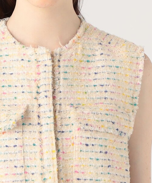 セール】カラフルフラッグツイード 4ポケットジレ（ベスト）｜BALLSEY