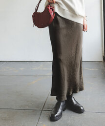 Noble | 《追加》ナローAラインサテンスカート(スカート)