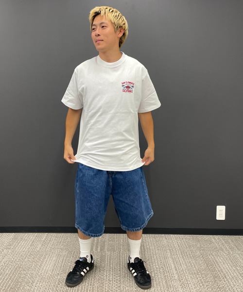 ムラサキスポーツ(ムラサキスポーツ)の「TREAL/トゥリール TRMTシャツ【サンクレメンテ】 MOTR24SM007(Tシャツ/カットソー・メンズ・チャコール/ホワイト・M/L)」の7枚目の写真