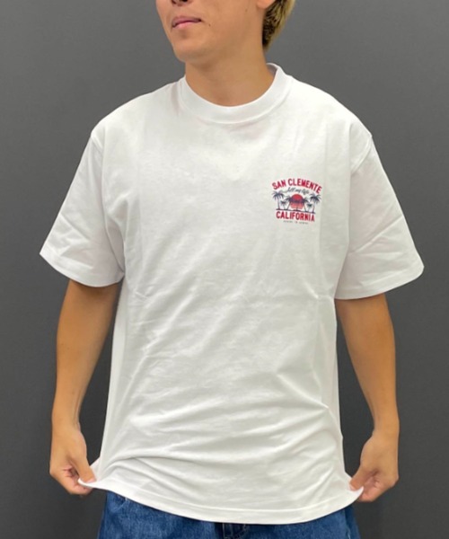 ムラサキスポーツ(ムラサキスポーツ)の「TREAL/トゥリール TRMTシャツ【サンクレメンテ】 MOTR24SM007(Tシャツ/カットソー・メンズ・チャコール/ホワイト・M/L)」の4枚目の写真