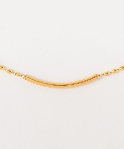 green label relaxing（グリーンレーベルリラクシング）の「ボールチェーン＆バー ネックレス（ネックレス・レディース・ゴールド/シルバー・FREE）」の6枚目の写真