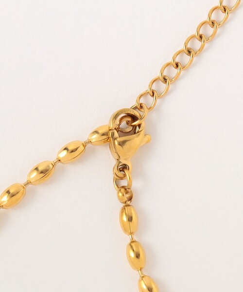green label relaxing（グリーンレーベルリラクシング）の「ボールチェーン＆バー ネックレス（ネックレス・レディース・ゴールド/シルバー・FREE）」の7枚目の写真