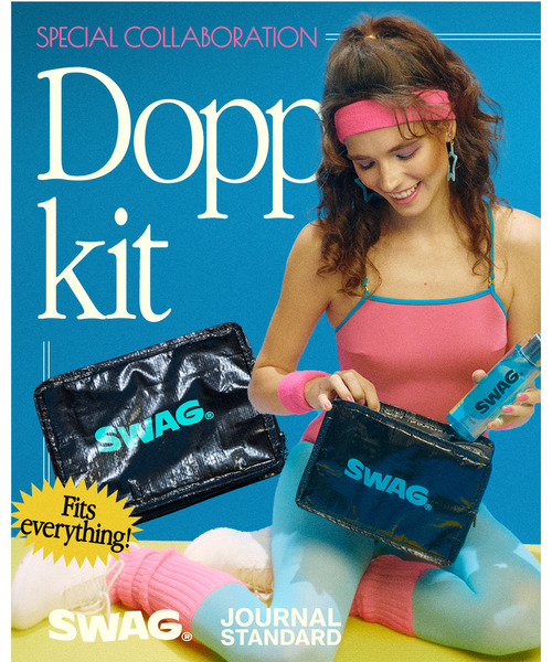 JOURNAL STANDARD(ジャーナルスタンダード)の「SWAG × JOURNAL STANDARD / DOPP KIT(ハンドバッグ・メンズ・ブラック・FREE)」の2枚目の写真