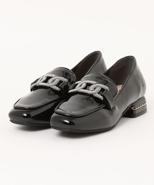 Bridget Birkin(ブリジットバーキン)の「【Bridget Birkin】パールヒールビジューバックルローファー(541628)(ローファー・レディース・グレー系その他/ベージュ系その他/ブラック系その他/ブラック系その他2・24/23.5/23/24.5/22.5)」の18枚目の写真