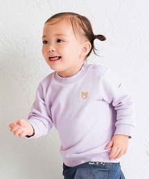 HOT BISCUITS（ホットビスケッツ）の「【Everyday Series】ワンポイント くすみカラー裏毛パイルトレーナー（スウェット）」