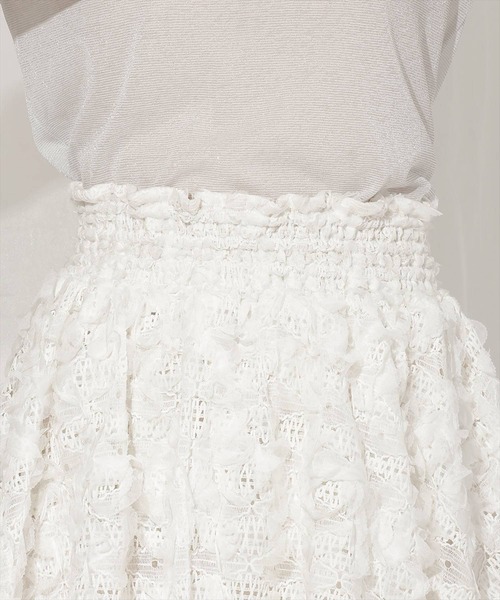 WILLSELECTION（ウィルセレクション）の「レースバルーンスカート（スカート・レディース・オフホワイト/ブラック/ライトベージュ・FREE）」の11枚目の写真