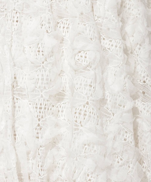 WILLSELECTION（ウィルセレクション）の「レースバルーンスカート（スカート・レディース・オフホワイト/ブラック/ライトベージュ・FREE）」の13枚目の写真