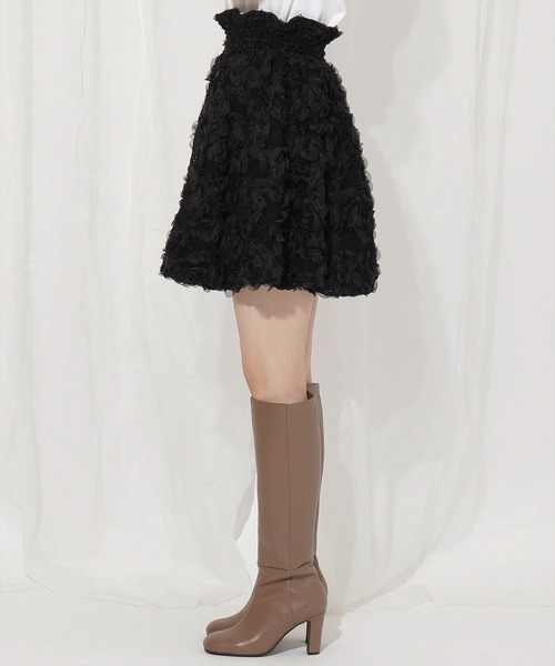 WILLSELECTION（ウィルセレクション）の「レースバルーンスカート（スカート・レディース・オフホワイト/ブラック/ライトベージュ・FREE）」の22枚目の写真