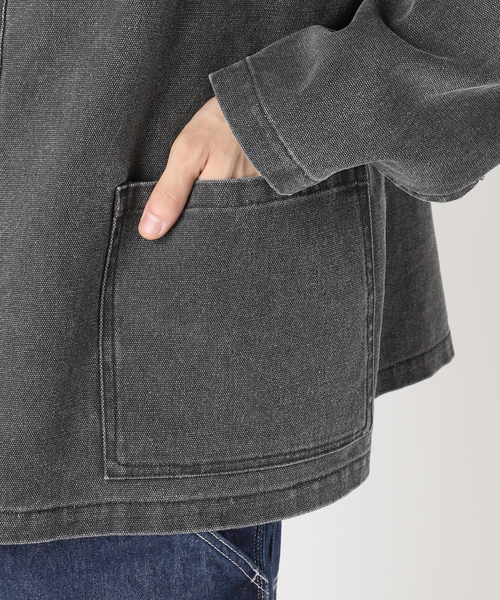 JOURNAL STANDARD J.S HOMESTEAD(ジャーナルスタンダードホームステッド)の「J.S.Homestead / DUCK COVER-ALL(カバーオール・メンズ・ブラック/ブラウン・MEDIUM/LARGE)」の10枚目の写真