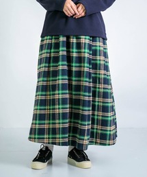 D.M.G. | [D.M.G / ディーエムジー] コットンフランネルツイルチェック マキシ丈スカート(スカート)