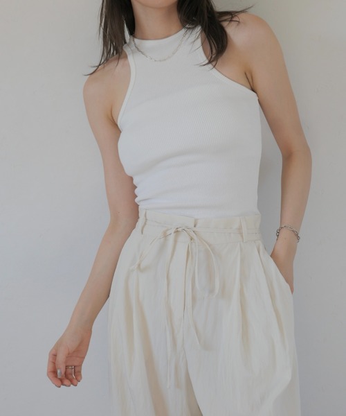 KARRY / American sleeve tank ホワイト American sleeve tank - KARRY OFFICIAL ONLINE STORE