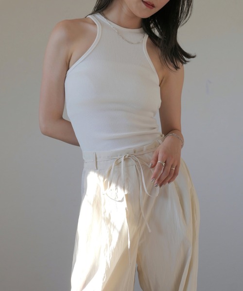 新品未使用タグ付 KARRY American sleeve tank ベージュ American sleeve tank - KARRY OFFICIAL ONLINE STORE
