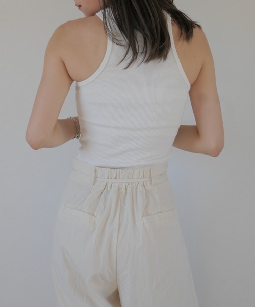 KARRY American sleeve tank ホワイト KARRY American sleeve tank ホワイト