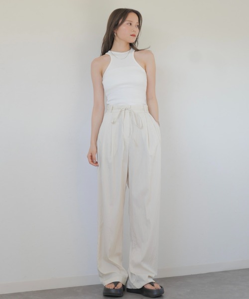 KARRY American sleeve tank ホワイト American sleeve tank - KARRY OFFICIAL ONLINE STORE