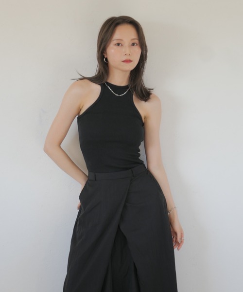 セール】カーブアメリカンスリーブタンクトップ／curve american