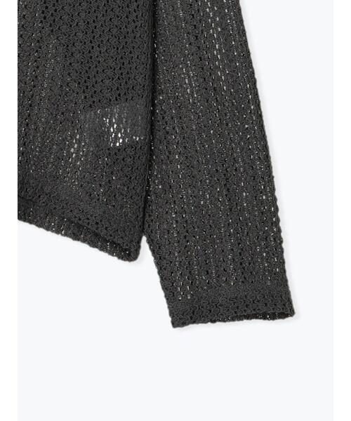 Lugnoncure（ルノンキュール）の「ラッセルレースシャツ（シャツ/ブラウス・レディース・オフホワイト/チャコールグレー/ブラック・F）」の19枚目の写真